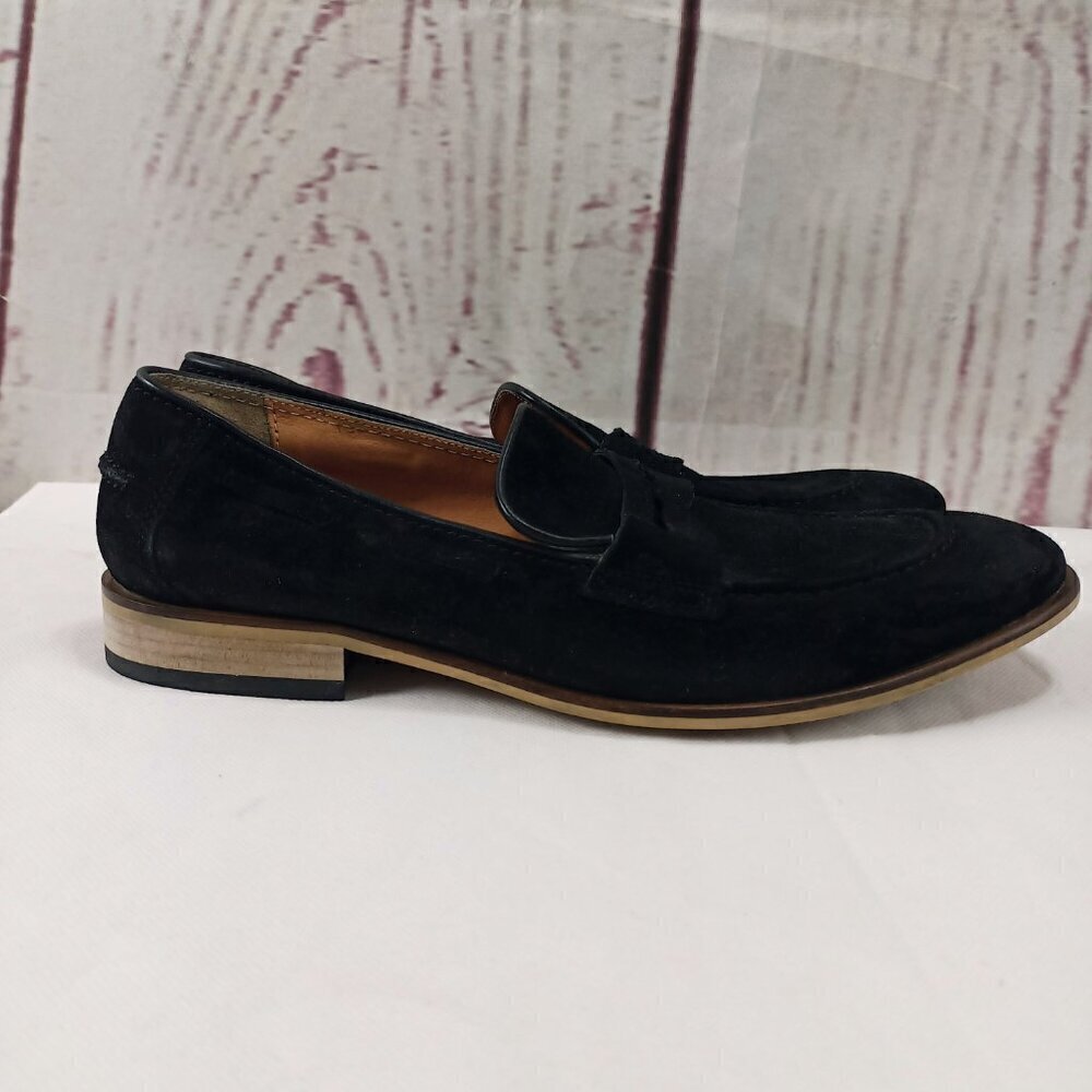 Giorgio Brutini 249371 Mens Black Suede Slip-On Dress Casual Shoes Size 10M - Picture 8 of 15